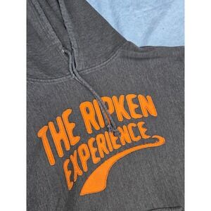 MV Sport Pro-Weave The Ripken Experience Hoodie Charcoal Grey‎ Orange XL